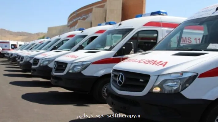 توزیع ۱۰۰ دستگاه آمبولانس جدید در کشور