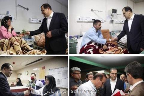وزیر بهداشت از سه بیمارستان بزرگ تهران بازدید كرد